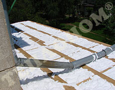 Фото утеплення даху заливним пінопластом екоізол - ТЕПЛОНОМ™