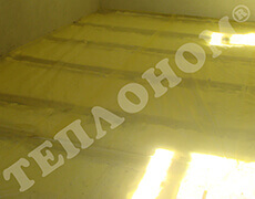 Фото утепление пола (потолка) между лагами заливным пенопластом экоизол - ТЕПЛОНОМ™